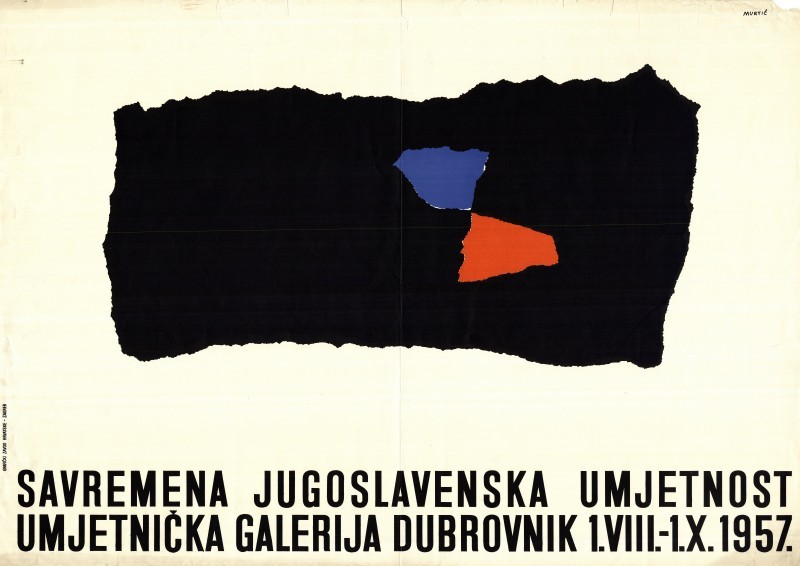 Savremena jugoslavenska uetnost plakat