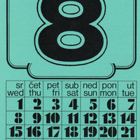 Small kalendar 1972 8