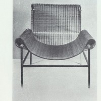 Small stolica s naslonom  pletena