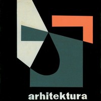 Small aleksandar srnec draft for the cover ofarhitektura magazine 1955 gouache collage cardboard foil 302 x 243 mm