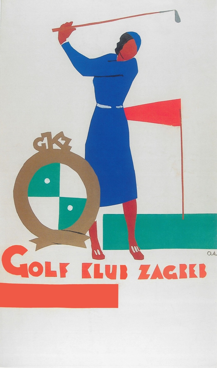 Plakat golf klub